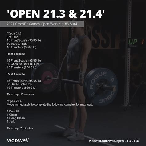 crossfit workout open 2021.